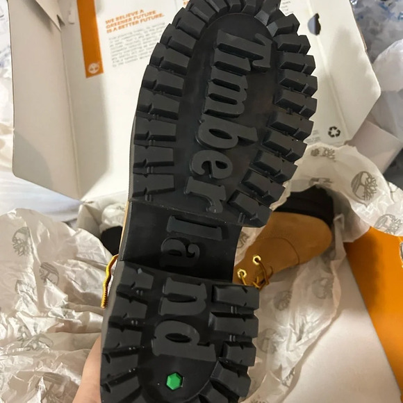 Timberland Sky 6 inch Lace Up Boots Leather Wheat Nubuck NEW NWT​​ - Picture 9 of 11